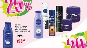 DelSol Crema corporal nivea oferta