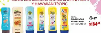 Bloqueador para la cara banana boat