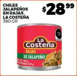 Merco La costeña - chile jalapeños en rajas oferta