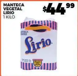 Merco Lirio - manteca vegetal oferta