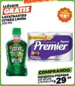 Merco Premier - llevate gratis lavatrastes citrex limon oferta