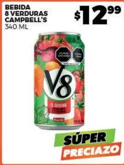 Merco Campbell's - bebida 8 verduras oferta