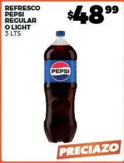 Merco Pepsi - refresco regular o light oferta