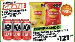 Merco Tecate - cerveza tecate rojo lata 355 ml oferta