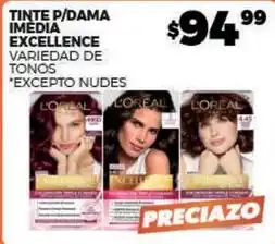Merco L'oréal - tinte p/dama imedia excellence variedad de tonos *excepto nudes oferta