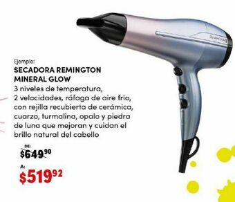 DelSol Secadora de cabello remington oferta