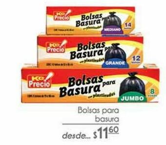 Bolsas para basura