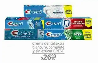 Crema dental crest extra blancura