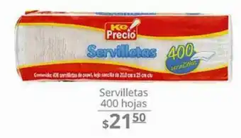La Comer Servilletas 400 hojas oferta