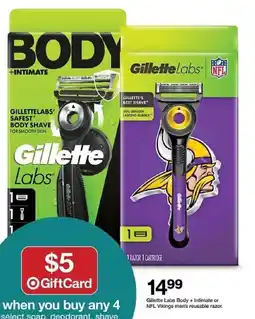 Target Gillette Labs Body + Intimate oferta