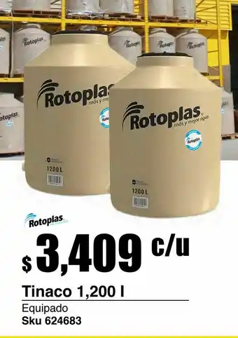 Black and Decker Tinaco 1,200 litros rotoplas oferta