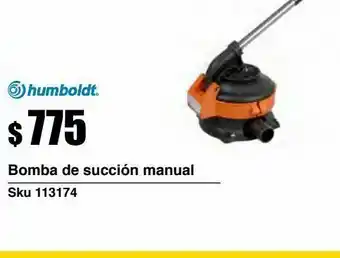 Bomba succion manual