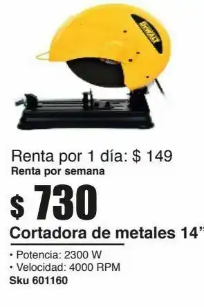 Cortadora de metales 14"