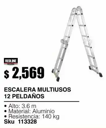 Sodimac Homecenter Escalera multiusos 12 peldaños oferta