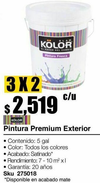 Sodimac Homecenter Pintura premium exterior oferta