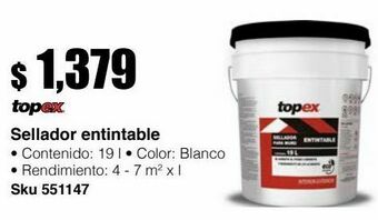 Sodimac Homecenter Sellador entintable oferta