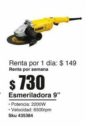 Sodimac Homecenter Esmeriladora 9" oferta