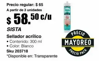 Sellador acrílico