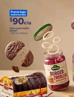 Walmart Express Kühne Salsa y encurtidos oferta