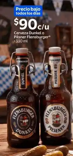 Walmart Express Cerveza Dunkel o Pilsner Flensburger oferta