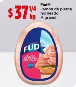 Bodega Aurrerá Fud jamón de pierna horneado oferta