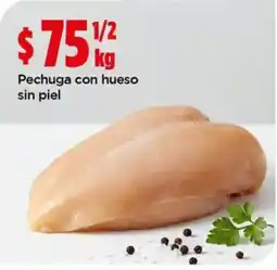 Bodega Aurrerá Pechuga con hueso sin piel oferta