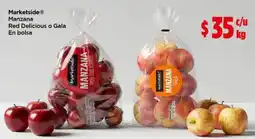 Bodega Aurrerá Marketside Manzana Red Delicious o Gala oferta