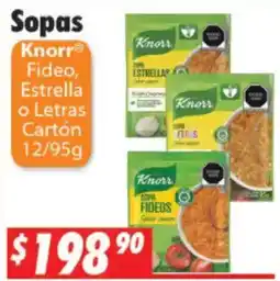 Casa Ley Knorr Sopas oferta