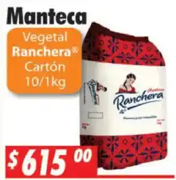 Casa Ley Ranchera Manteca Vegetal oferta