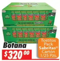 Casa Ley Tostitos Pack Sabritasa oferta