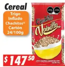 Casa Ley Chachitos Trigo Inflado Vainilla oferta