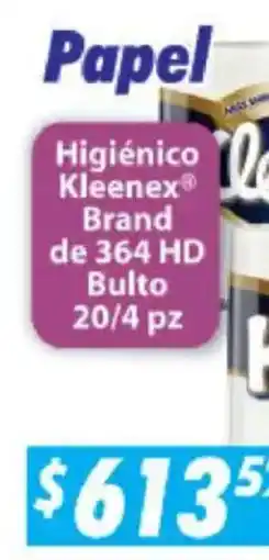 Casa Ley Kleenex Higiénico Brand oferta