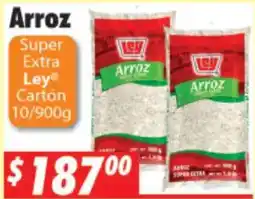 Casa Ley Ley Arroz Super Extra Cartón oferta