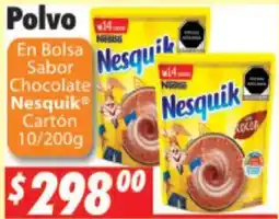 Casa Ley Nesquik Polvo Sabor Chocolate oferta