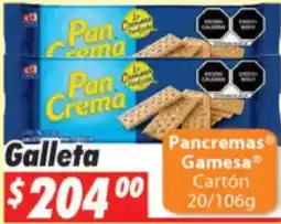 Casa Ley Pancremas Gamesa Galleta oferta
