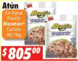 Casa Ley Mazatún Atún En Agua Pouch oferta