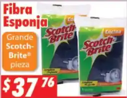 Casa Ley Scotch-Brite Fibra Esponja oferta