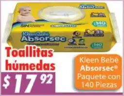 Casa Ley Kleen Bebé Toallitas húmedas oferta