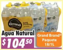Casa Ley Grand Agua Natural oferta