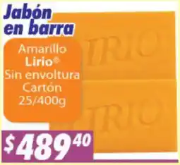 Casa Ley Jabón en barra Amarillo Lirio oferta