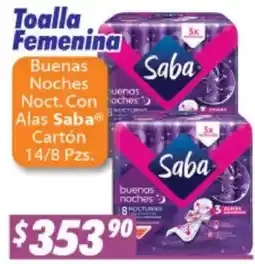 Casa Ley Saba Toalla Femenina Buenas Noches Noct. Con Alas oferta