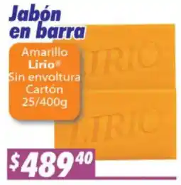 Casa Ley Amarillo Lirio Jabón en barra oferta