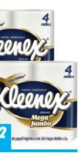 Casa Ley Kleenex Mega Jumbo oferta