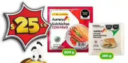 Bodega Aurrerá Aurrera - salchichas con pavo oferta