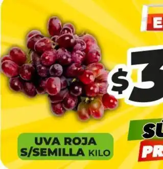 Uva roja s/semilla kilo
