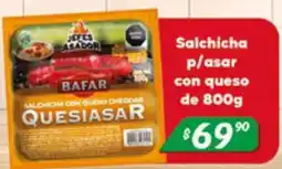 El Florido Bafar salchicha con queso cheddar quesiasar oferta