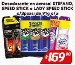 El Florido Stefano speed stick o lady speed stick oferta