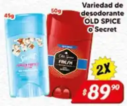 El Florido Old Spice o Secret oferta