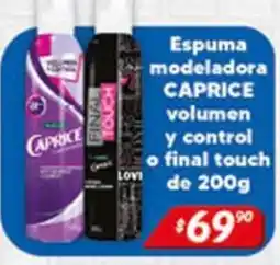 El Florido Caprice espuma modeladora volumen y control o final touch oferta