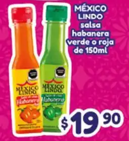 El Florido Mexico Lindo salsa habanera verde o roja oferta